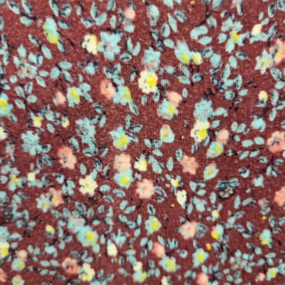 American Eagle Midi Dress Women Medium Floral Peasant Boho Summer Beach Sundress - Picture 3 of 6